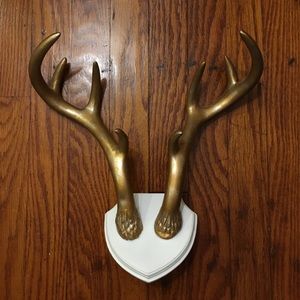 Gold Deer Antlers